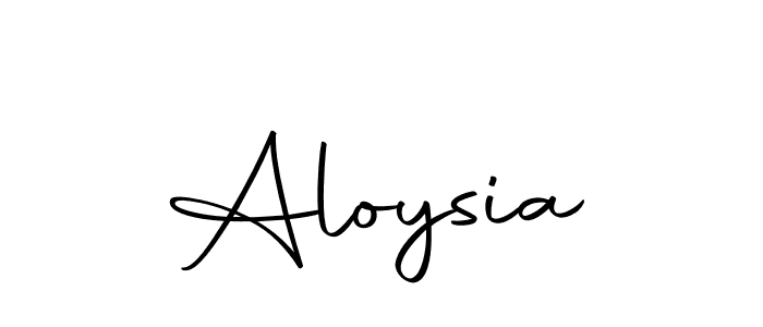 Use a signature maker to create a handwritten signature online. With this signature software, you can design (Autography-DOLnW) your own signature for name Aloysia. Aloysia signature style 10 images and pictures png