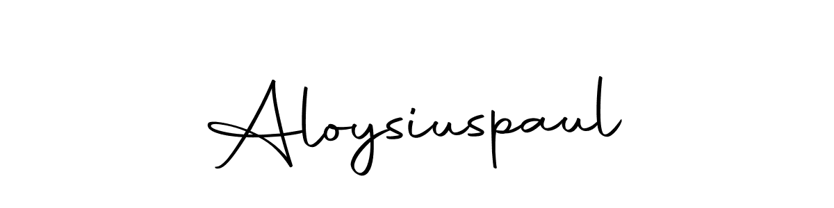 Use a signature maker to create a handwritten signature online. With this signature software, you can design (Autography-DOLnW) your own signature for name Aloysiuspaul. Aloysiuspaul signature style 10 images and pictures png