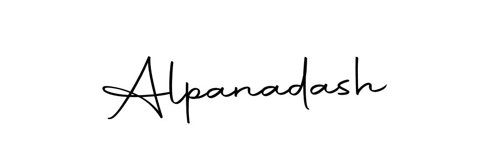 if you are searching for the best signature style for your name Alpanadash. so please give up your signature search. here we have designed multiple signature styles  using Autography-DOLnW. Alpanadash signature style 10 images and pictures png