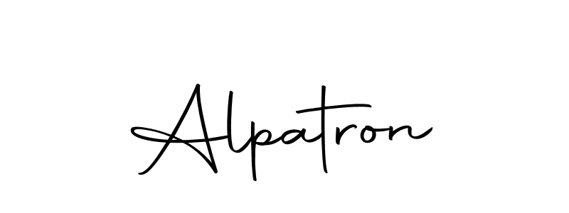 How to make Alpatron name signature. Use Autography-DOLnW style for creating short signs online. This is the latest handwritten sign. Alpatron signature style 10 images and pictures png