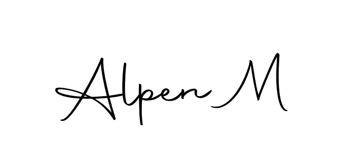 Autography-DOLnW is a professional signature style that is perfect for those who want to add a touch of class to their signature. It is also a great choice for those who want to make their signature more unique. Get Alpen M name to fancy signature for free. Alpen M signature style 10 images and pictures png