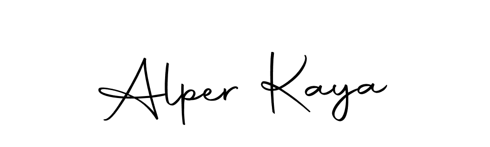 How to make Alper Kaya name signature. Use Autography-DOLnW style for creating short signs online. This is the latest handwritten sign. Alper Kaya signature style 10 images and pictures png