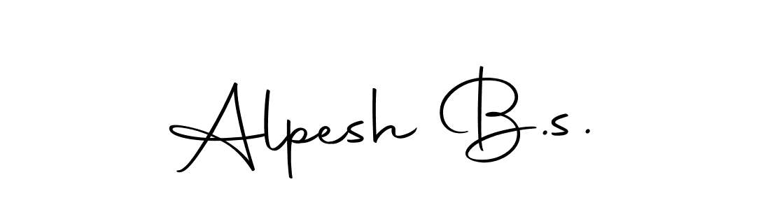 How to make Alpesh B.s. signature? Autography-DOLnW is a professional autograph style. Create handwritten signature for Alpesh B.s. name. Alpesh B.s. signature style 10 images and pictures png