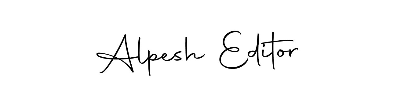 You should practise on your own different ways (Autography-DOLnW) to write your name (Alpesh Editor) in signature. don't let someone else do it for you. Alpesh Editor signature style 10 images and pictures png