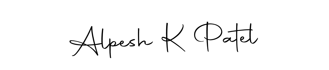 Alpesh K Patel stylish signature style. Best Handwritten Sign (Autography-DOLnW) for my name. Handwritten Signature Collection Ideas for my name Alpesh K Patel. Alpesh K Patel signature style 10 images and pictures png