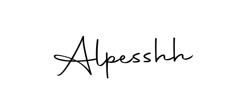 Make a beautiful signature design for name Alpesshh. Use this online signature maker to create a handwritten signature for free. Alpesshh signature style 10 images and pictures png