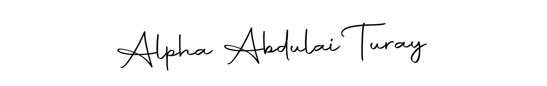 Once you've used our free online signature maker to create your best signature Autography-DOLnW style, it's time to enjoy all of the benefits that Alpha Abdulai Turay name signing documents. Alpha Abdulai Turay signature style 10 images and pictures png