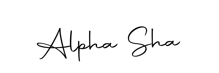 Use a signature maker to create a handwritten signature online. With this signature software, you can design (Autography-DOLnW) your own signature for name Alpha Sha. Alpha Sha signature style 10 images and pictures png