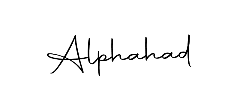 Also we have Alphahad name is the best signature style. Create professional handwritten signature collection using Autography-DOLnW autograph style. Alphahad signature style 10 images and pictures png