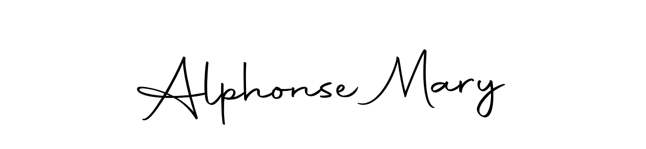 Design your own signature with our free online signature maker. With this signature software, you can create a handwritten (Autography-DOLnW) signature for name Alphonse Mary. Alphonse Mary signature style 10 images and pictures png