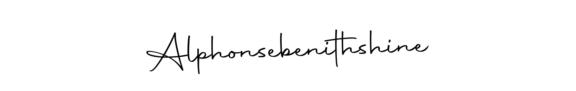 Make a short Alphonsebenithshine signature style. Manage your documents anywhere anytime using Autography-DOLnW. Create and add eSignatures, submit forms, share and send files easily. Alphonsebenithshine signature style 10 images and pictures png