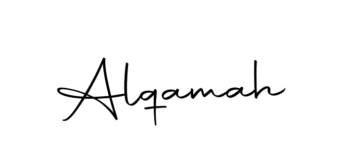 The best way (Autography-DOLnW) to make a short signature is to pick only two or three words in your name. The name Alqamah include a total of six letters. For converting this name. Alqamah signature style 10 images and pictures png