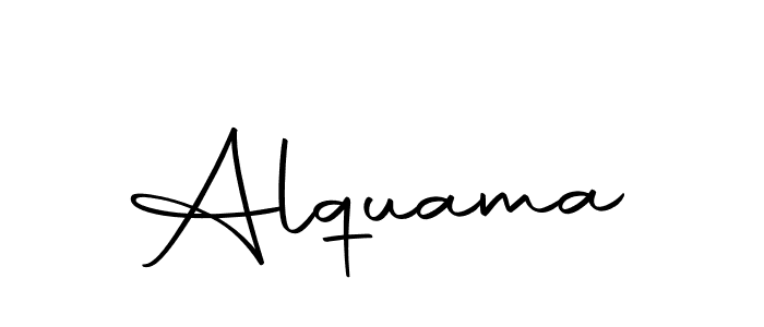 How to make Alquama signature? Autography-DOLnW is a professional autograph style. Create handwritten signature for Alquama name. Alquama signature style 10 images and pictures png