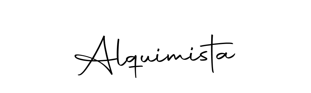 Use a signature maker to create a handwritten signature online. With this signature software, you can design (Autography-DOLnW) your own signature for name Alquimista. Alquimista signature style 10 images and pictures png