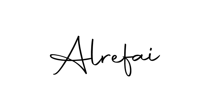 Alrefai stylish signature style. Best Handwritten Sign (Autography-DOLnW) for my name. Handwritten Signature Collection Ideas for my name Alrefai. Alrefai signature style 10 images and pictures png