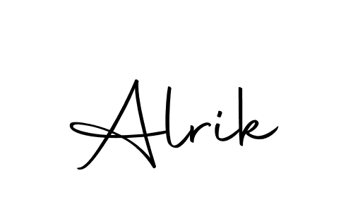 Alrik stylish signature style. Best Handwritten Sign (Autography-DOLnW) for my name. Handwritten Signature Collection Ideas for my name Alrik. Alrik signature style 10 images and pictures png