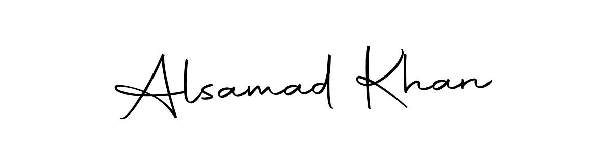 Alsamad Khan stylish signature style. Best Handwritten Sign (Autography-DOLnW) for my name. Handwritten Signature Collection Ideas for my name Alsamad Khan. Alsamad Khan signature style 10 images and pictures png