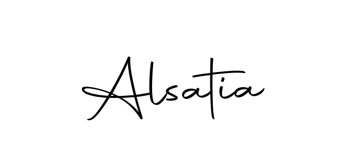 Design your own signature with our free online signature maker. With this signature software, you can create a handwritten (Autography-DOLnW) signature for name Alsatia. Alsatia signature style 10 images and pictures png