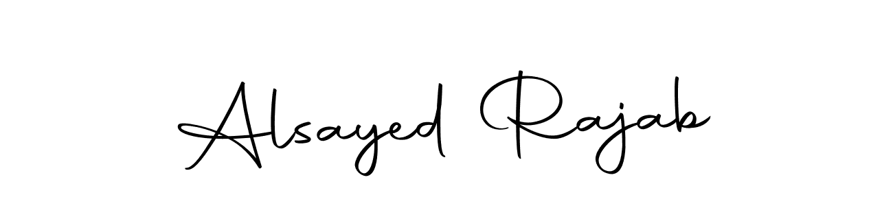 Use a signature maker to create a handwritten signature online. With this signature software, you can design (Autography-DOLnW) your own signature for name Alsayed Rajab. Alsayed Rajab signature style 10 images and pictures png