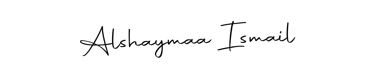 Similarly Autography-DOLnW is the best handwritten signature design. Signature creator online .You can use it as an online autograph creator for name Alshaymaa Ismail. Alshaymaa Ismail signature style 10 images and pictures png