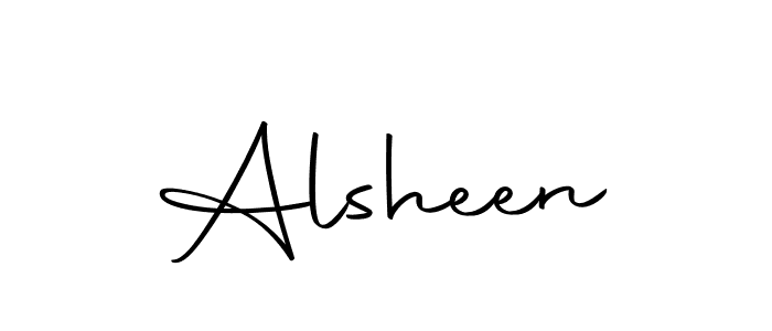 Make a beautiful signature design for name Alsheen. Use this online signature maker to create a handwritten signature for free. Alsheen signature style 10 images and pictures png