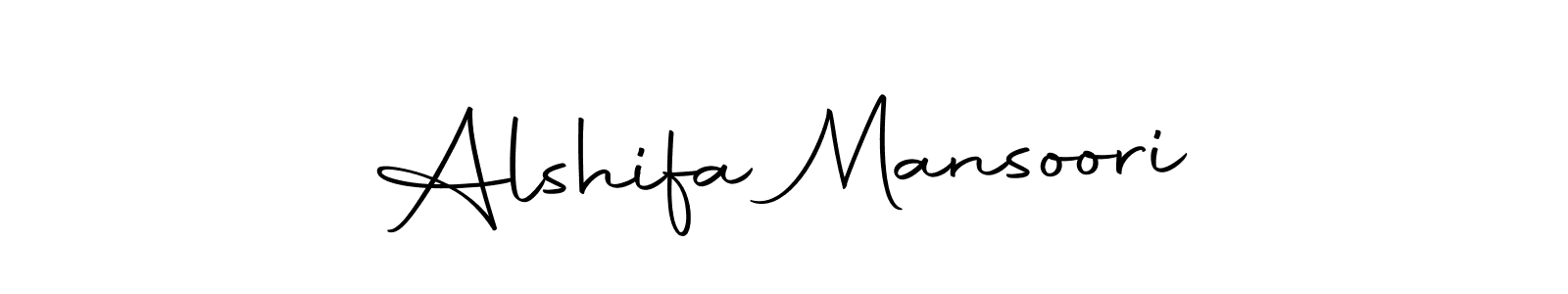 Once you've used our free online signature maker to create your best signature Autography-DOLnW style, it's time to enjoy all of the benefits that Alshifa Mansoori name signing documents. Alshifa Mansoori signature style 10 images and pictures png
