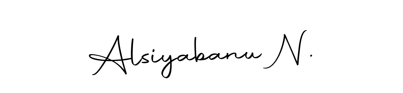 Here are the top 10 professional signature styles for the name Alsiyabanu N.. These are the best autograph styles you can use for your name. Alsiyabanu N. signature style 10 images and pictures png