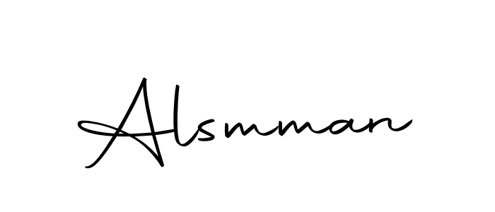 Make a beautiful signature design for name Alsmman. With this signature (Autography-DOLnW) style, you can create a handwritten signature for free. Alsmman signature style 10 images and pictures png