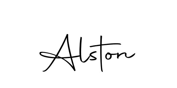 Create a beautiful signature design for name Alston. With this signature (Autography-DOLnW) fonts, you can make a handwritten signature for free. Alston signature style 10 images and pictures png