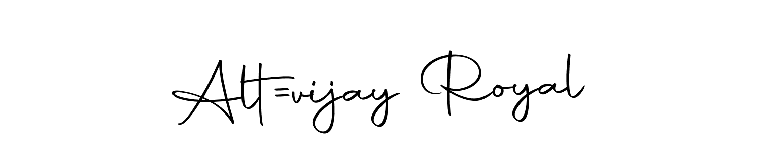 Make a beautiful signature design for name Alt=vijay Royal. With this signature (Autography-DOLnW) style, you can create a handwritten signature for free. Alt=vijay Royal signature style 10 images and pictures png