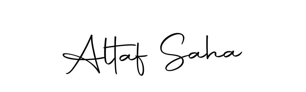 Make a beautiful signature design for name Altaf Saha. Use this online signature maker to create a handwritten signature for free. Altaf Saha signature style 10 images and pictures png