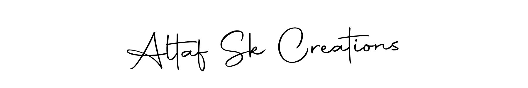 It looks lik you need a new signature style for name Altaf Sk Creations. Design unique handwritten (Autography-DOLnW) signature with our free signature maker in just a few clicks. Altaf Sk Creations signature style 10 images and pictures png