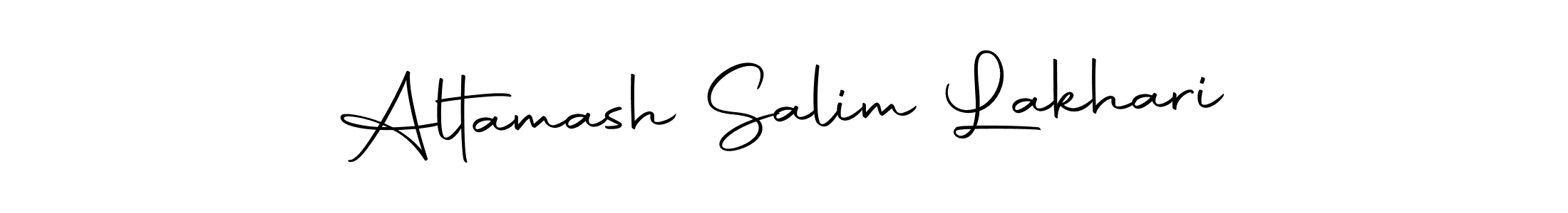 Make a short Altamash Salim Lakhari signature style. Manage your documents anywhere anytime using Autography-DOLnW. Create and add eSignatures, submit forms, share and send files easily. Altamash Salim Lakhari signature style 10 images and pictures png