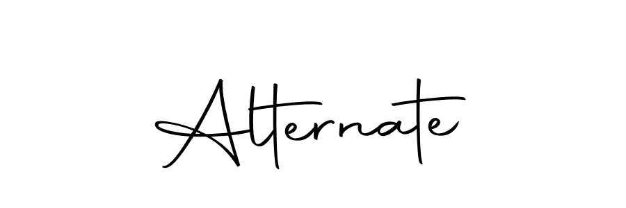 Design your own signature with our free online signature maker. With this signature software, you can create a handwritten (Autography-DOLnW) signature for name Alternate. Alternate signature style 10 images and pictures png