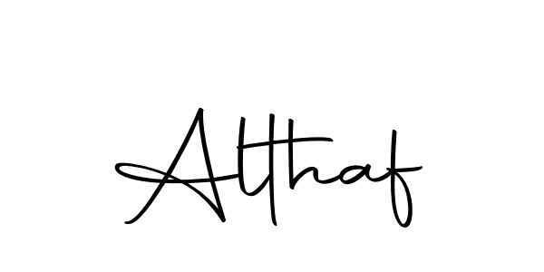 Design your own signature with our free online signature maker. With this signature software, you can create a handwritten (Autography-DOLnW) signature for name Althaf. Althaf signature style 10 images and pictures png