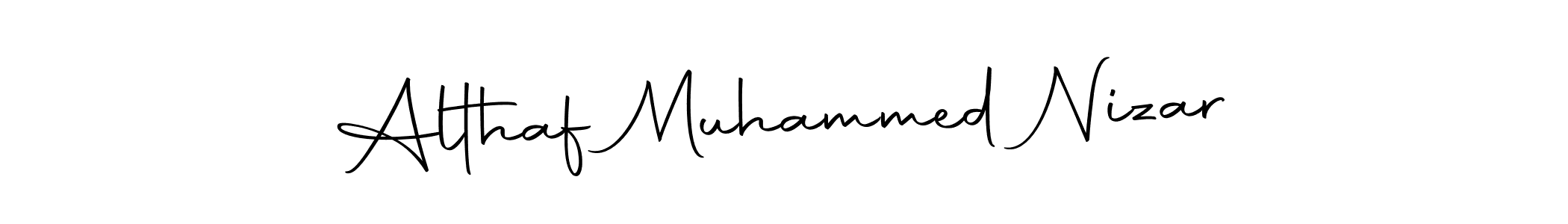 This is the best signature style for the Althaf Muhammed Nizar name. Also you like these signature font (Autography-DOLnW). Mix name signature. Althaf Muhammed Nizar signature style 10 images and pictures png