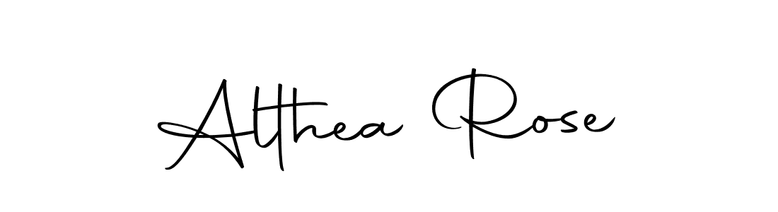 Design your own signature with our free online signature maker. With this signature software, you can create a handwritten (Autography-DOLnW) signature for name Althea Rose. Althea Rose signature style 10 images and pictures png