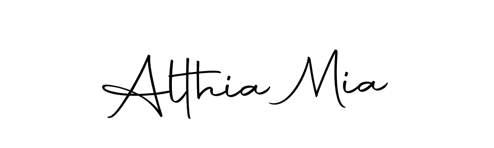 Create a beautiful signature design for name Althia Mia. With this signature (Autography-DOLnW) fonts, you can make a handwritten signature for free. Althia Mia signature style 10 images and pictures png