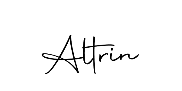 Use a signature maker to create a handwritten signature online. With this signature software, you can design (Autography-DOLnW) your own signature for name Altrin. Altrin signature style 10 images and pictures png