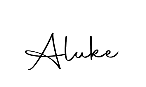 Aluke stylish signature style. Best Handwritten Sign (Autography-DOLnW) for my name. Handwritten Signature Collection Ideas for my name Aluke. Aluke signature style 10 images and pictures png