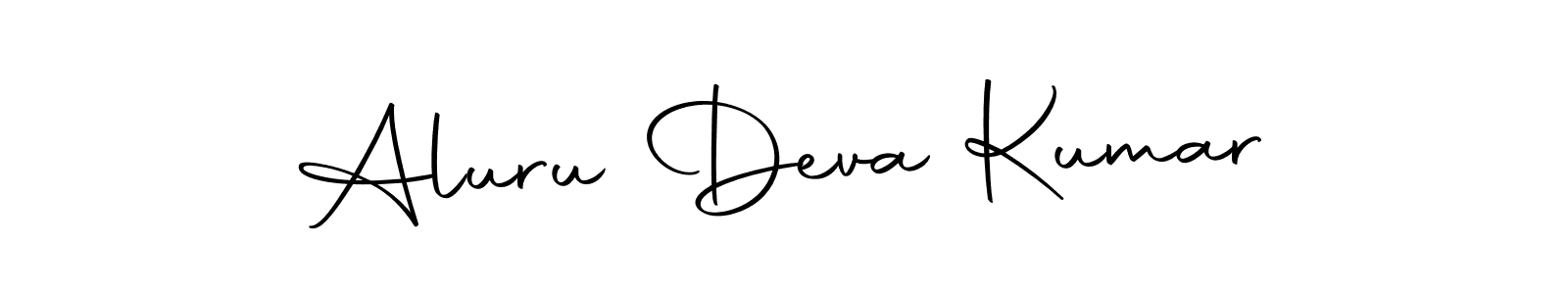 The best way (Autography-DOLnW) to make a short signature is to pick only two or three words in your name. The name Aluru Deva Kumar include a total of six letters. For converting this name. Aluru Deva Kumar signature style 10 images and pictures png