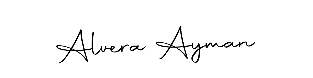 The best way (Autography-DOLnW) to make a short signature is to pick only two or three words in your name. The name Alvera Ayman include a total of six letters. For converting this name. Alvera Ayman signature style 10 images and pictures png