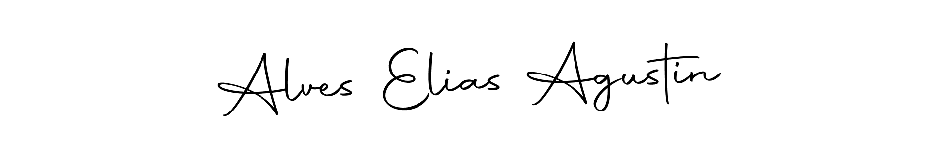 Design your own signature with our free online signature maker. With this signature software, you can create a handwritten (Autography-DOLnW) signature for name Alves Elias Agustin. Alves Elias Agustin signature style 10 images and pictures png