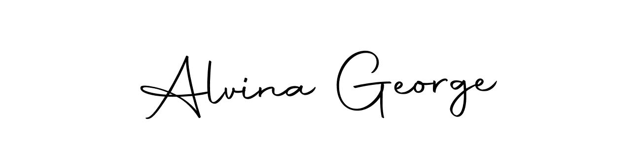 Use a signature maker to create a handwritten signature online. With this signature software, you can design (Autography-DOLnW) your own signature for name Alvina George. Alvina George signature style 10 images and pictures png