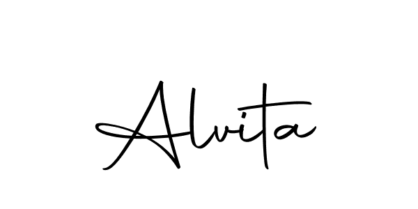 Make a beautiful signature design for name Alvita. With this signature (Autography-DOLnW) style, you can create a handwritten signature for free. Alvita signature style 10 images and pictures png