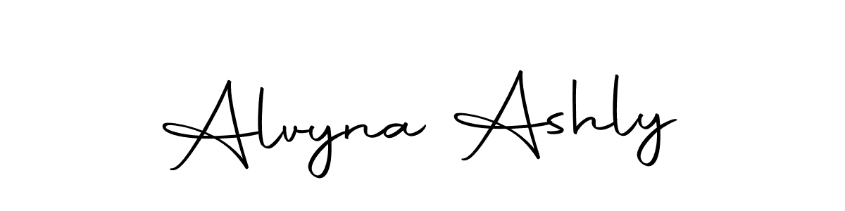 Make a short Alvyna Ashly signature style. Manage your documents anywhere anytime using Autography-DOLnW. Create and add eSignatures, submit forms, share and send files easily. Alvyna Ashly signature style 10 images and pictures png