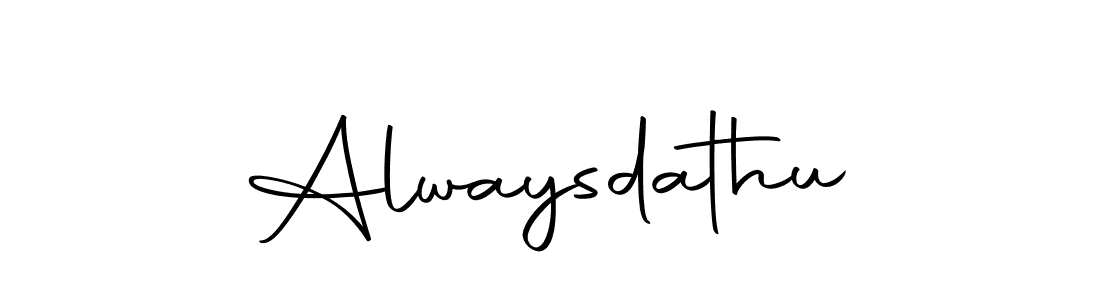 Once you've used our free online signature maker to create your best signature Autography-DOLnW style, it's time to enjoy all of the benefits that Alwaysdathu name signing documents. Alwaysdathu signature style 10 images and pictures png