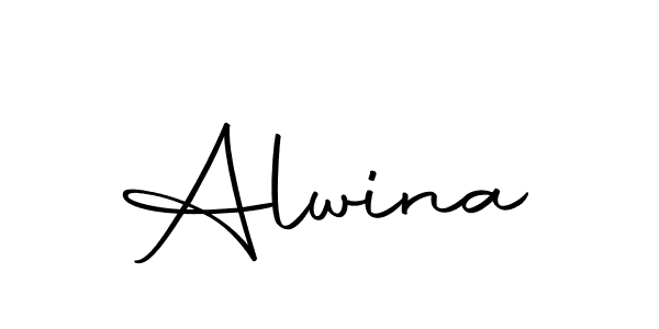 Alwina stylish signature style. Best Handwritten Sign (Autography-DOLnW) for my name. Handwritten Signature Collection Ideas for my name Alwina. Alwina signature style 10 images and pictures png