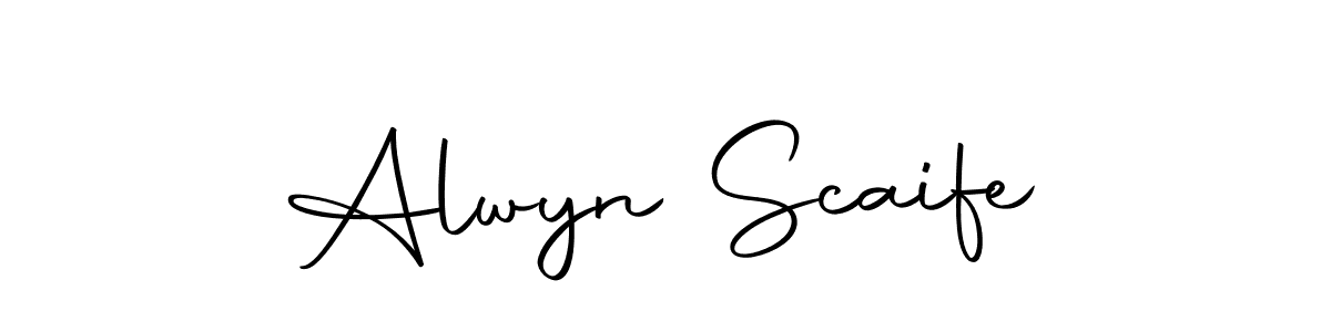 Here are the top 10 professional signature styles for the name Alwyn Scaife. These are the best autograph styles you can use for your name. Alwyn Scaife signature style 10 images and pictures png