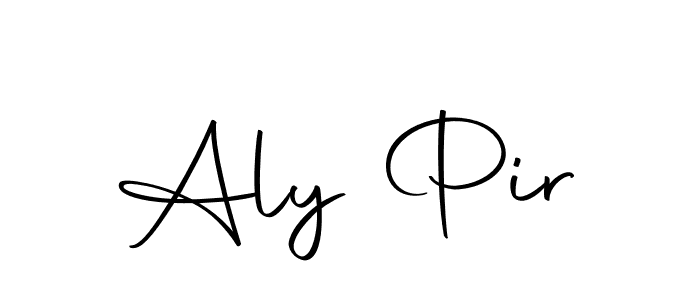 Use a signature maker to create a handwritten signature online. With this signature software, you can design (Autography-DOLnW) your own signature for name Aly Pir. Aly Pir signature style 10 images and pictures png